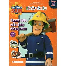 Sách - Bé Tập Tô Màu - Người Lính Cứu Hỏa Dũng Cảm - Quyển 4 - Tân Việt Books