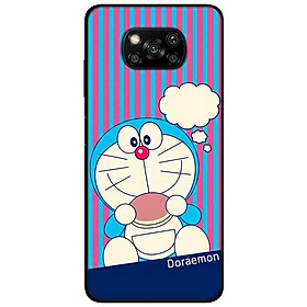 Ốp lưng dành cho Xiaomi Poco X3 mẫu Doremon Ăn Bánh