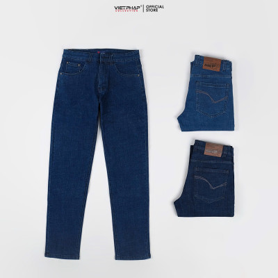 Quần Jeans Nam VIỆT PHÁP Chất liệu Jeans Cotton Cao Cấp co giãn, độ bền màu cao 1102