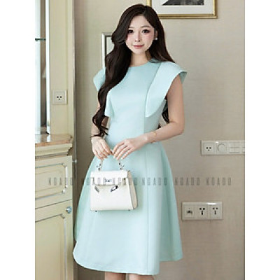 Đầm xanh mint cánh tiên NGADO , đầm dự tiệc , đầm xuống phố