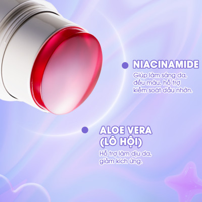 Má hồng thạch myKella - JUICY POP LIP & CHEEK TINT 2in1 chất thạch mềm mịn, không bết dính