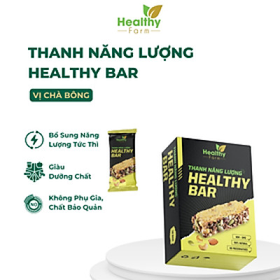 Thanh Năng Lượng Healthy Bar - Vị Chà Bông - 12bar