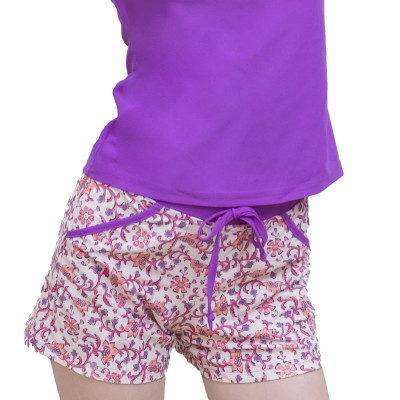 Bộ đồ bơi nữ tay dài LMcation Quinn- Tím thổ cẩm