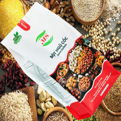 Ngũ cốc dinh dưỡng cao cấp - MS - (1kg/2 gói) - Bột ngũ cốc tăng cân, lợi sữa - 18 loại đậu & hạt