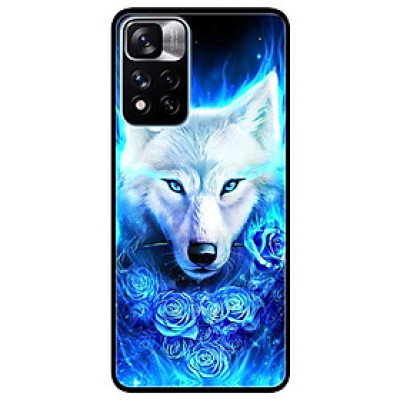 Ốp lưng dành cho Xiaomi Redmi Note 11 Pro 5G ( Bản Nội Địa ) - Sói Trắng
