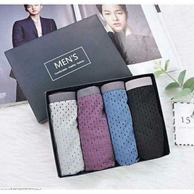 Chuyên sỉ lẻ Hộp 4 quần ship ĐÙI MEN thông hơi hàng VN Xuất Khẩu