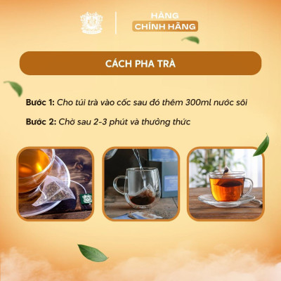 Trà Túi Lọc Mohodo Shan Tea Ướp Sen Tây Hồ Thơm Ngon Hương Vị Thuần Khiết - Hộp 30g