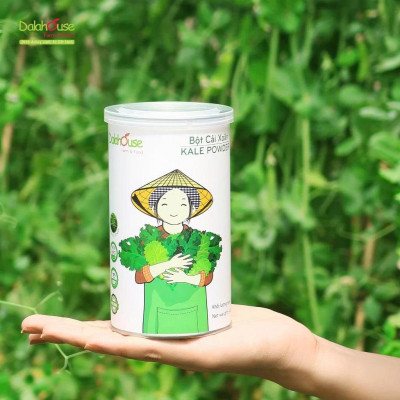 Bột Cải Xoăn (Kale) Hữu Cơ Nguyên Chất Sấy Lạnh Dalahouse - Tốt Cho Tim Mạch, Cải Thiện Thị Lực, Giúp Xương Chắc Khỏe, Cải Thiện Hệ Miễn Dịch, Tốt Cho Não Bộ, Hỗ Trợ Quá Trình Mang Thai, Giảm Cân, Chống Oxy Hóa, Đẹp Da