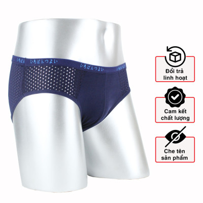 Quần lót nam lỗ lưới thông hơi xuất Nhật, quần sịp nam kháng khuẩn chất vải mềm mại, thấm hút và co giãn đa chiều