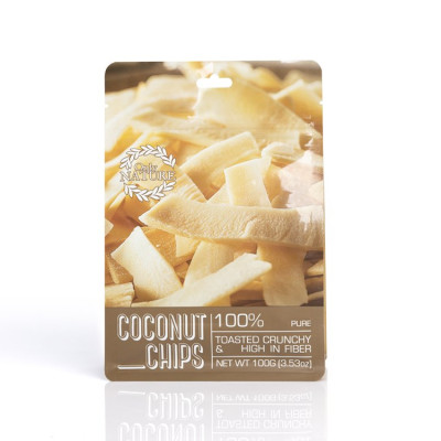 Dừa Sấy Giòn - Coconut Chips Only Nature (100gr/ Túi)