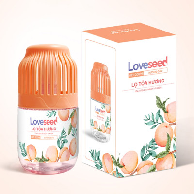 Lọ tỏa hương Loveseed hương thơm tự nhiên dễ chịu khử mùi sáp thơm phòng thế hệ mới 60 ngày - Dung tích 200ml
