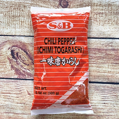 Bột Ớt Ichimi Togarashi {S&B} Nhật Bản Gói 300G