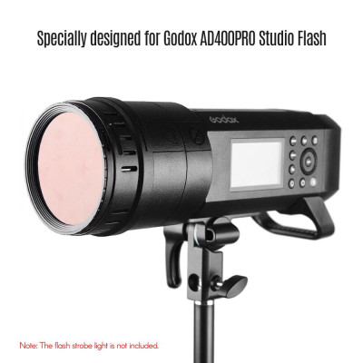 Godox BD08 Barn Door & Honeycomb Grid & 4 Color Gel Filters Kitcho ánh sáng nhấp nháy ngoài trời