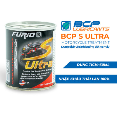 Combo Chai Nhớt Xe Máy Số BCP 15W40, API SL (1L) + Phụ Gia Làm Sạch Bình Xăng Và Hệ Thống Dẫn Nhiên Liệu Xe Máy BCP S Ultra (60ml)