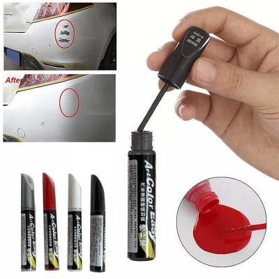 Bút tẩy xóa vết trầy xước dăm, xước lộ màu trên ô tô xe máy ColorEASY 4 màu đen, ghi, đỏ, trắng