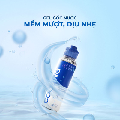 Gel bôi trơn mát lạnh Shell Cooling - Chai 100ml | SHELL CHÍNH HÃNG