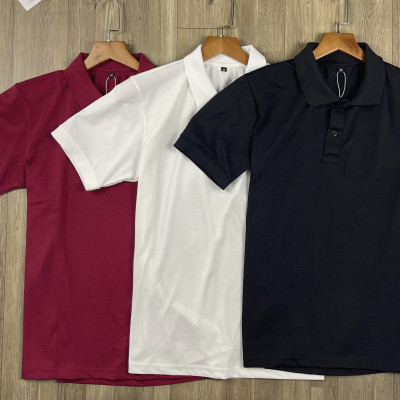 Áo thun Polo Basic tập gym nam DO GYM SHOP polo trơn thun cá sấu