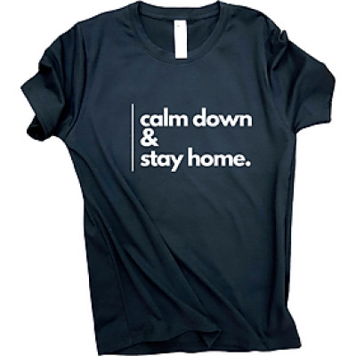 Áo thun nam nữ 80% Cotton Black23