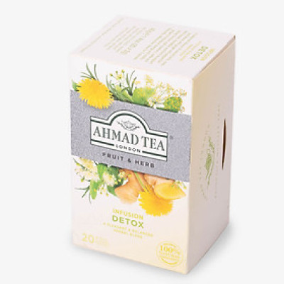 TRÀ AHMAD ANH QUỐC - DETOX (40g) - Giúp loại bỏ độc tố khỏi cơ thể, tăng cường sức khỏe
