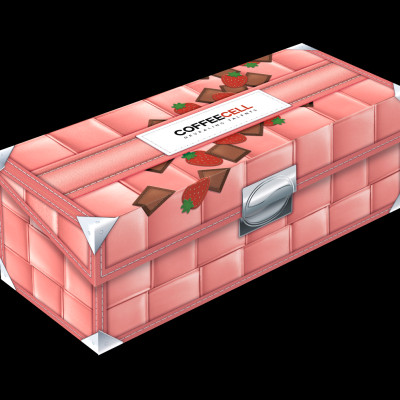 Combo 5 Gói Cacao và Dâu Tây Với Nhân Sâm Trắng Thượng Hạng COFFEECELL (5 gói x 15g) - Vị Đậm Đà, Hương Sảng Khoái - Hàng Chính Hãng