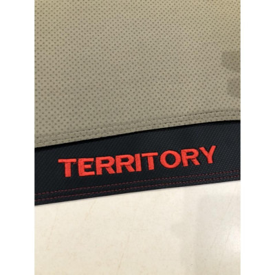 Thảm Taplo Ford Territory 2022, 2023 Da vân carbon, Chống Trơn trượt, Chống nóng taplo cacbon