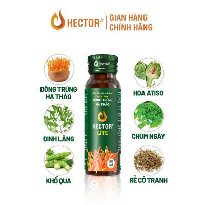 Nước Nấm Đông trùng hạ thảo Hector Lite hỗ trợ cải thiện chỉ số đường huyết