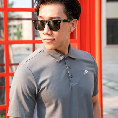 Áo Polo Nam Cổ Bẻ, Phối Nách, Xẻ Tà ALLPUR Công Nghệ Coolmax Siêu Mát - Chống Nhăn - Ngăn Mùi - Màu Xanh