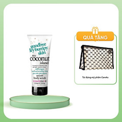 [ TẶNG TÚI ĐỰNG MỸ PHẨM CARE4U ] Tẩy da chết toàn thân tinh dầu dừa Treaclemoon 225ml