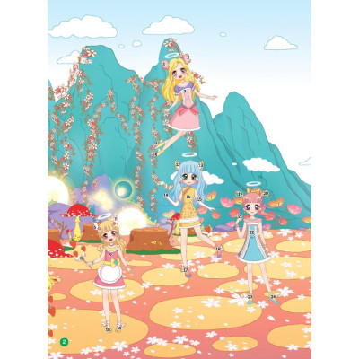 Sách - 1000 Hình Dán Trang Phục Công Chúa - Công Chúa Vui Vẻ - Minh Thắng