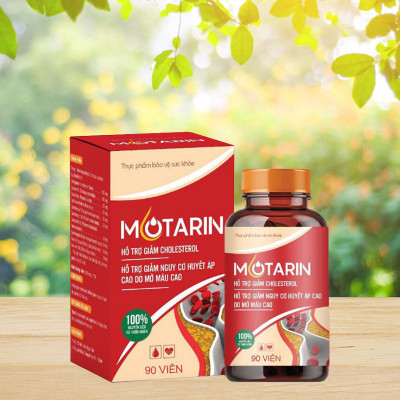 Thực Phẩm Bảo Vệ Sức Khỏe Motarin Ổn Định Chỉ Số Mỡ Máu