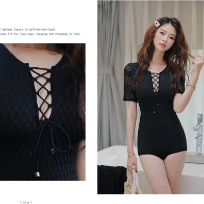 Bộ bikini ren bộ đồ bơi, đồ tắm nữ một mảnh nữ sexy kèm khăn choàng