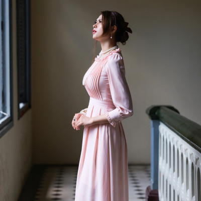 Đầm Xoè Cao Cấp Thời trang thiết kế Hity DRE115 (Hồng Anh Đào)