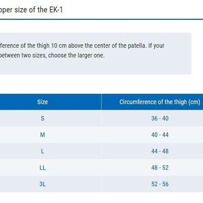 ZAMST EK-1 (Knee support) Đai hỗ trợ bảo vệ đầu gối