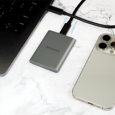 Ổ cứng di động SSD Transcend 1TB/2TB/4TB ESD360C 2000MB/s USB 3.2 type C – Hàng Chính Hãng