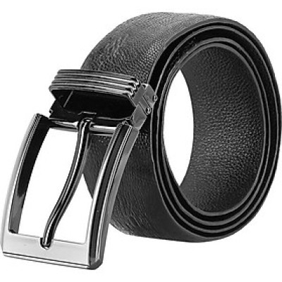 Thắt Lưng Nam Da Đà Điểu Bản Lớn Đầu Kim Huy Hoàng HT4421 - Đen