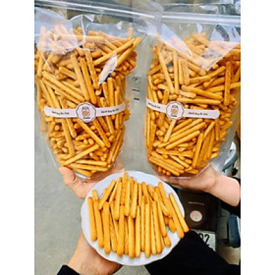 BÁNH QUY QUE ĐŨA BƠ SỮA MẶN GÓI 300G, BÁNH QUY ĐŨA ĂN LÀ NGHIỀN