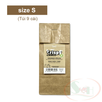 Hang thức ăn GlasGarten Crispy Caves ăn dặm bổ sung dài ngày cho cá tôm tép cảnh