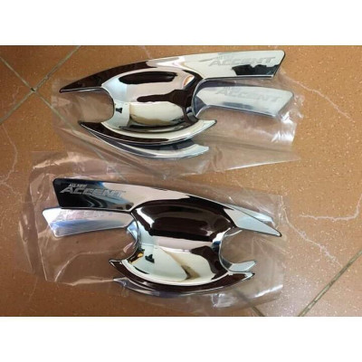 Bộ ốp  hõm cửa Accent 2018 2019 2020 2021 mạ crom