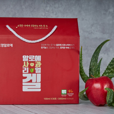 NƯỚC NHA ĐAM SÂM TÁO HỮU CƠ HỘP 30 GÓI HỖ TRỢ TIÊU HÓA