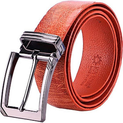 Thắt Lưng Nam Da Đà Điểu Đầu Kim Huy Hoàng HT4407 - Vàng