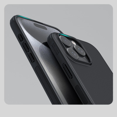 Ốp lưng cho iPhone 16 Pro / 16 Pro Max, 16, 16 Plus hiệu Nillkin Frosted Shield Pro chống sống chống vân tay - Hàng nhập khẩu