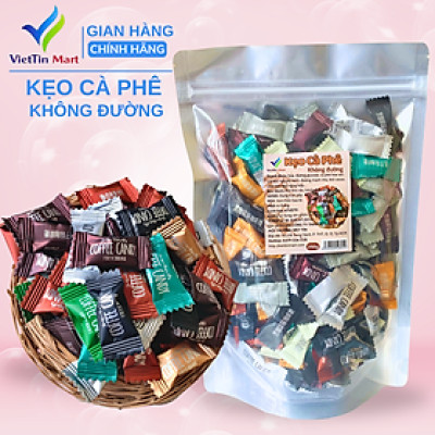 Kẹo Cà Phê Coffee Candy Đài Loan Không Đường Túi 250g