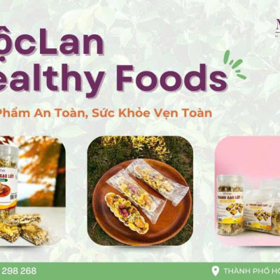 Thanh gạo lứt hạnh nhân lát mix các hạt dinh dưỡng Mộc Lan Healthy 250g, 500g