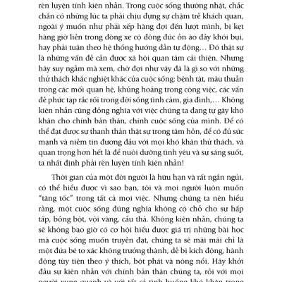 Sức Mạnh Lòng Kiên Nhẫn (Tái Bản)