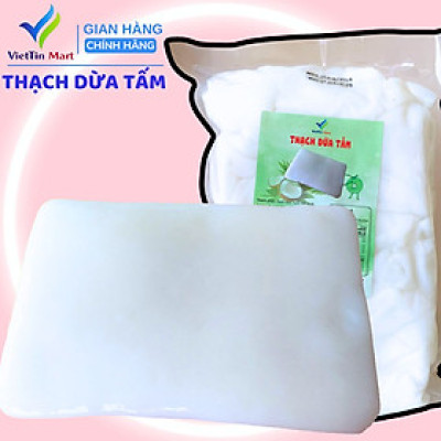 Thạch Dừa Thô Miếng (DẠNG TẤM) Viettin Mart 1KG