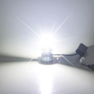 Đèn Pha/ Cos Ô tô VinFast, Đèn Led VF3/ VF5-Pro 6000K Canbus cắm chân đèn nguyên bản dòng cao cấp ống đồng đen siêu bền