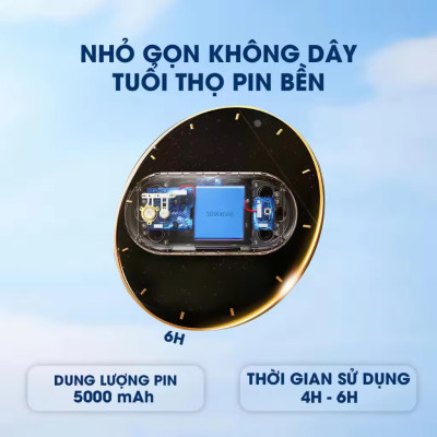 [MẪU MỚI 2025] Máy Massage Giảm Đau Bụng Kinh  LS01 - Hỗ Trợ Chống Lão Hoá Da Sau Sinh.