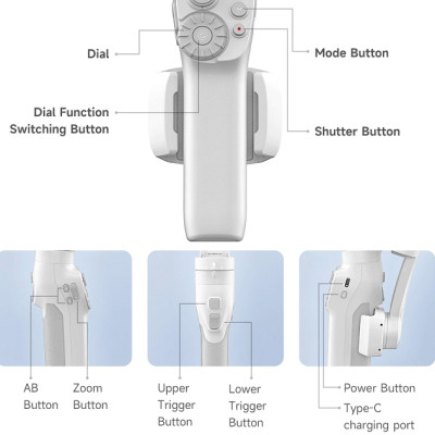 Gimbal chống rung cho điện thoại Vimble 3 - Hàng Chính Hãng
