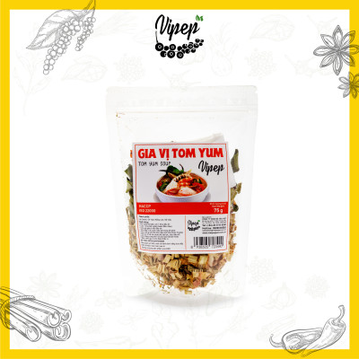 Gia Vị Nấu TomYum Tự Nhiên Vipep 75g