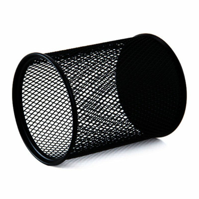 WZ5922	Cắm bút sắt tròn Đen Guangbo